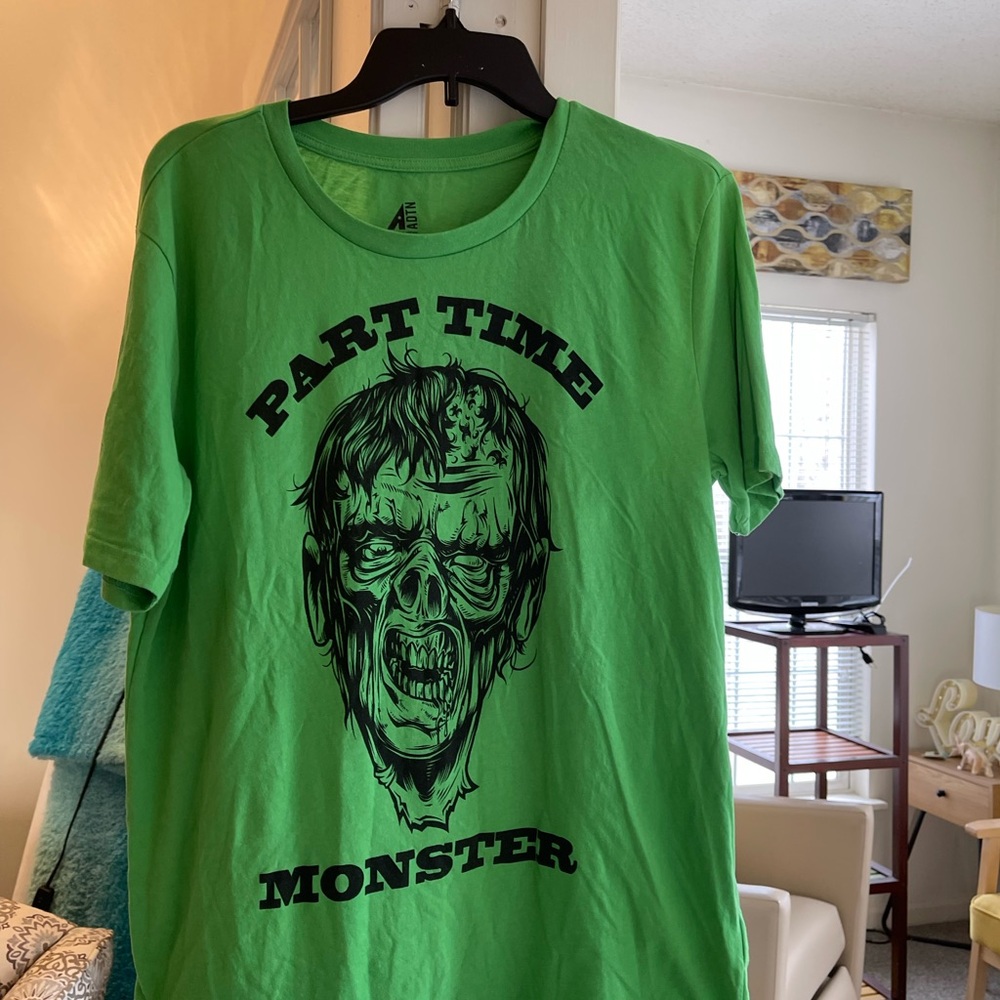 American Dream Green 'Part Time Monster' Tee